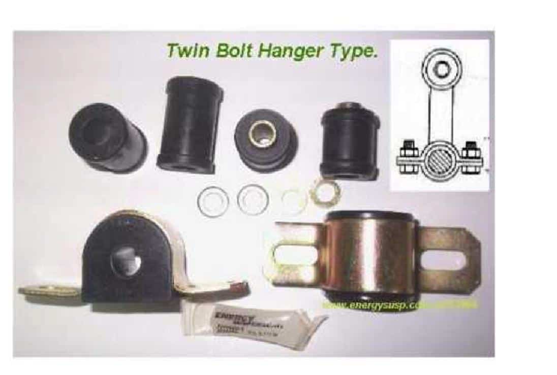 Sway Bar Bushing Kit: Rear 67-81F (w/TWIN side hanger bolt)